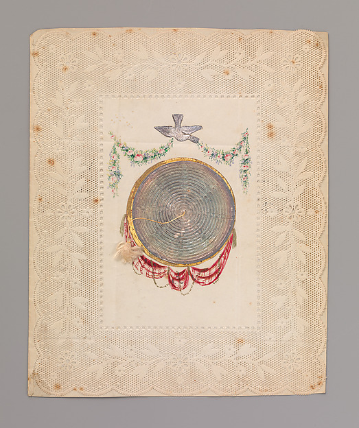 Metallic Double Cobweb Valentine
