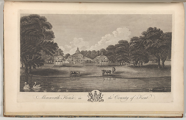 Nash Court in Boughton, in the County of Kent, from Edward Hasted's "The History and Topographical Survey of the County of Kent", vols. 1-3 by Anonymous, British, 18th century, The Metropolitan Museum of Art