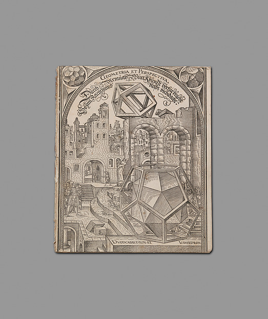 Cover Page from Geometria et Perspectiva by Lorenz Stoer, The Metropolitan Museum of Art