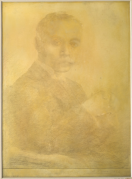 Portrait of Edward D. Adams by Alphonse Legros, The Metropolitan Museum of Art