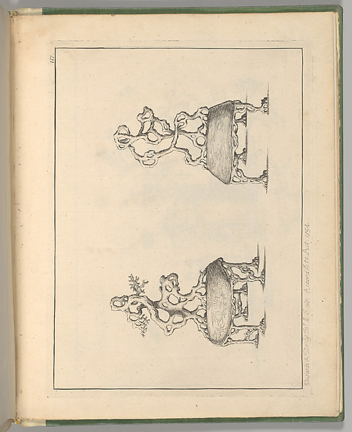 Plate 117: Garden Chairs, from "A New Book of Chinese Designs"
