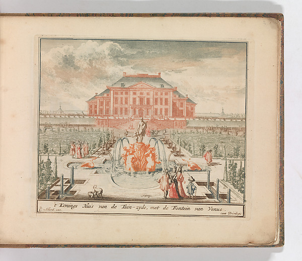 " ’t Konings Huis van de Tuin-zyde, met de Fontein van Venus", in: Tooneel Der Voornaamste Nederlands Huizen, En Lust Hoven, Naar T Leven Afgebeeld