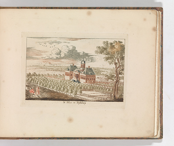 ' 't Huis te Ryksdorp' , in: Tooneel Der Voornaamste Nederlands Huizen, En Lust Hoven, Naar T Leven Afgebeeld