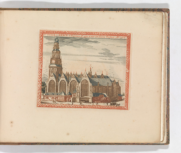 'D' Oude Kerck', in: Tooneel Der Voornaamste Nederlands Huizen, En Lust Hoven, Naar T Leven Afgebeeld