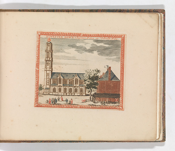 'D' Wester Kerck', in: Tooneel Der Voornaamste Nederlands Huizen, En Lust Hoven, Naar T Leven Afgebeeld
