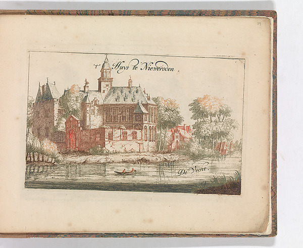 ' 't Huys te Nieweroden', De Vecht' in: Tooneel Der Voornaamste Nederlands Huizen, En Lust Hoven, Naar T Leven Afgebeeld