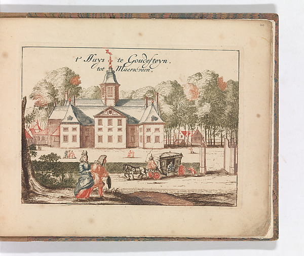 ' 't Huys te Goudesteyn tot Maerseveen'  in: Tooneel Der Voornaamste Nederlands Huizen, En Lust Hoven, Naar T Leven Afgebeeld