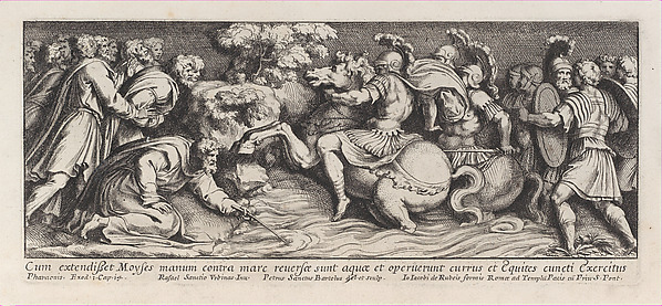 Plate 2: Cain and Abel from Genesis Chapter 4, after a lost fresco in the basamento of Bay 2 of the Vatican Loggia by Pietro Santi Bartoli