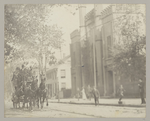 Photo Album with Images of the Coaching Club Tour, New York to Philadelphia, James H. Hyde & Alfred G. Vanderbilt, Sept. 10, 1901 by James Hazen Hyde, The Metropolitan Museum of Art