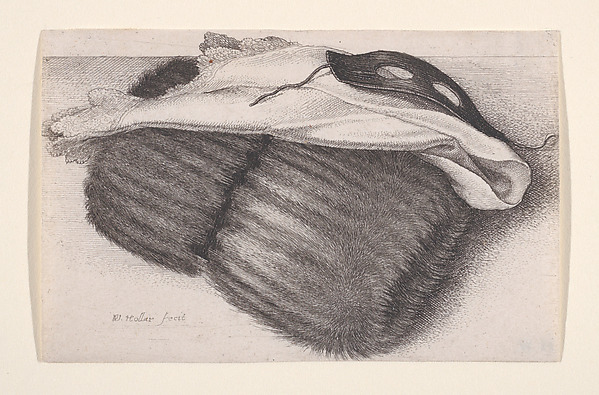 Wenceslaus Hollar, Muff, Handkerchief, and Mask