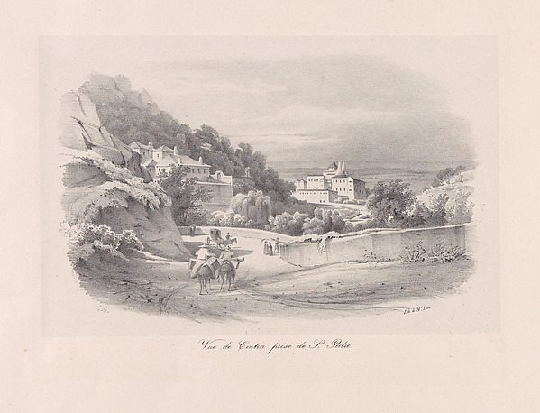 View of Sintra with what is now the National Palace in the background