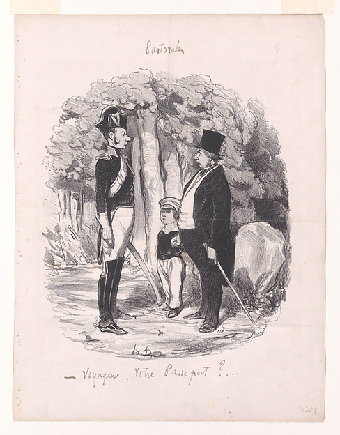 Traveler, Your Passport?, from Pastorales (Romance of Country Life)