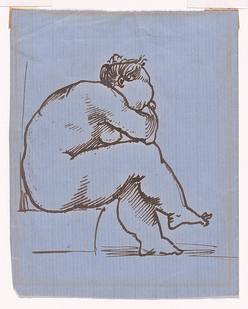 A Seated Fat Lady