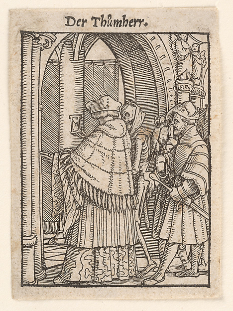 The Dean (or Canon), from The Dance of Death