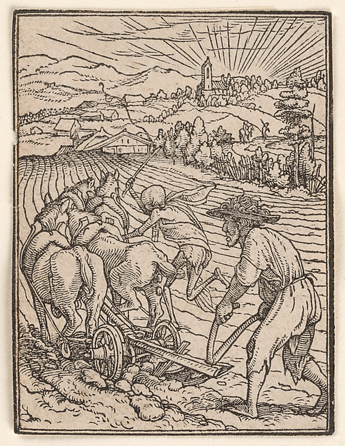 The Peasant (or Ploughman), from The Dance of Death