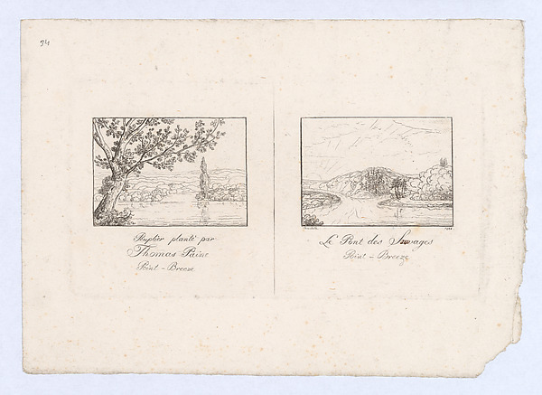 Peuplier plante par Thomas Paine and Le Pont des Sauvages, Point-Breeze