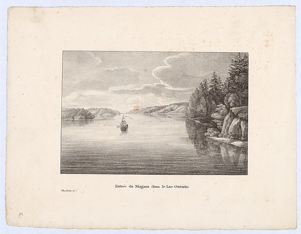Entrée du Niagara dans le Lac Ontario