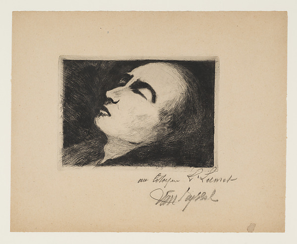 Vincent Van Gogh on his Deathbed by Dr. Paul Ferdinand Gachet, The Metropolitan Museum of Art