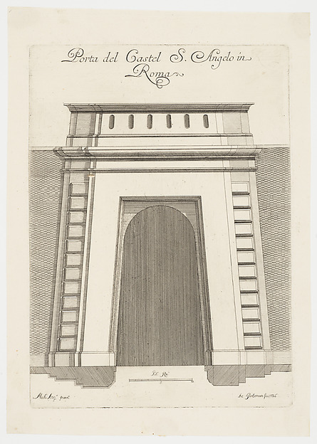 Porta del Castel S. Angelo in Roma
