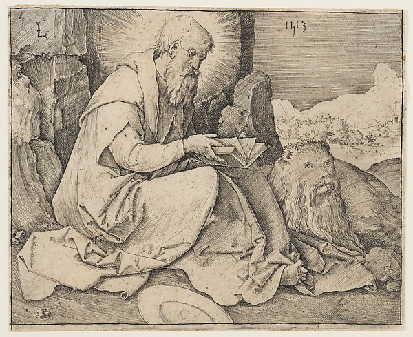 St. Jerome by Lucas van Leyden