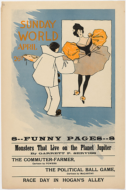 The Sunday World, April 26th by Anonymous, American, 19th century, The Metropolitan Museum of Art