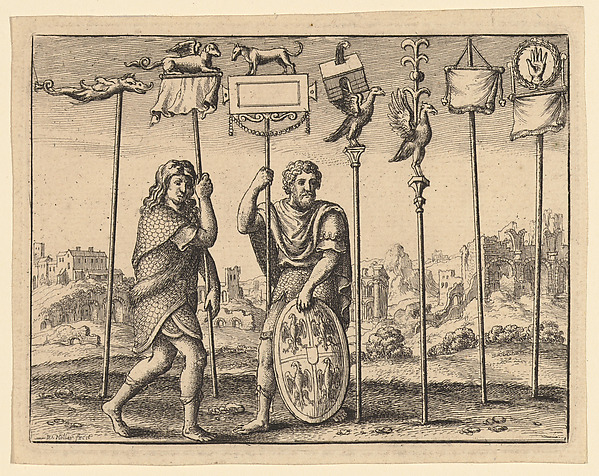 Seven Roman Standards, from "De Studio militari..."