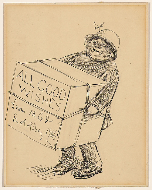 Man Delivering a Holiday Box