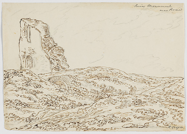 Ruin–Monument, near Rome by Richard Cooper II, The Metropolitan Museum of Art