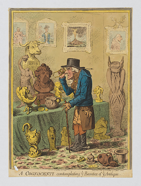 A Cognocenti Contemplating ye Beauties of ye Antique