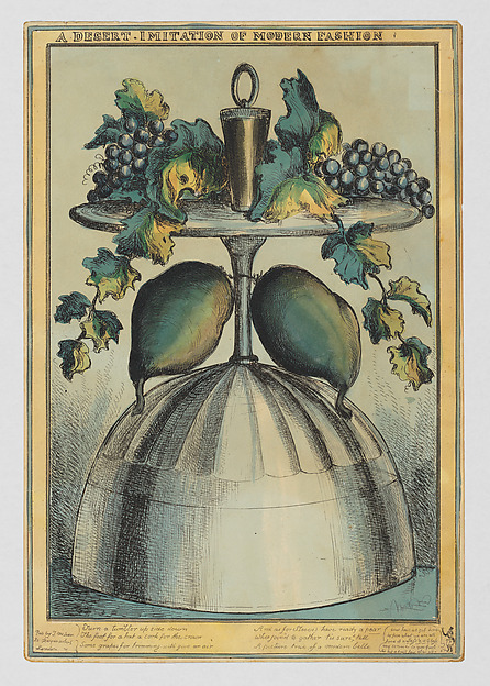 A Desert [sic]–Imitation of Modern Fashion