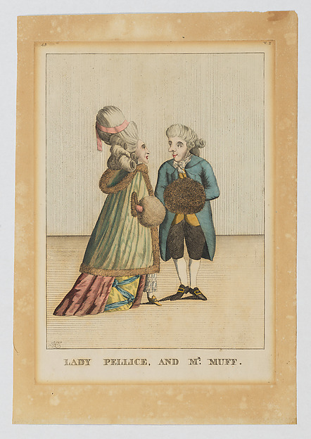 Lady Pellice and Mr. Muff by H. J., The Metropolitan Museum of Art