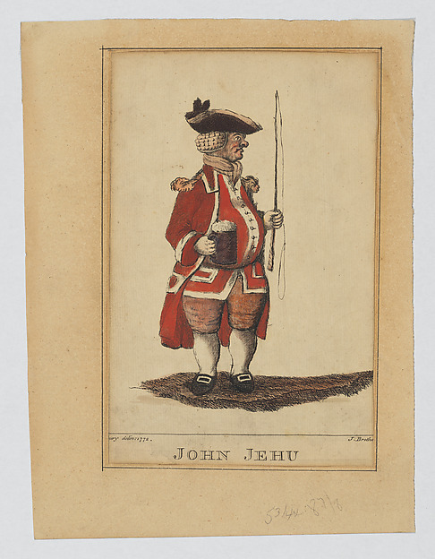 John Jehu, L'Inghilterra