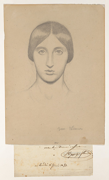 Head of a Woman; Study for a mural in the Church of Saint-Paul, Nîmes