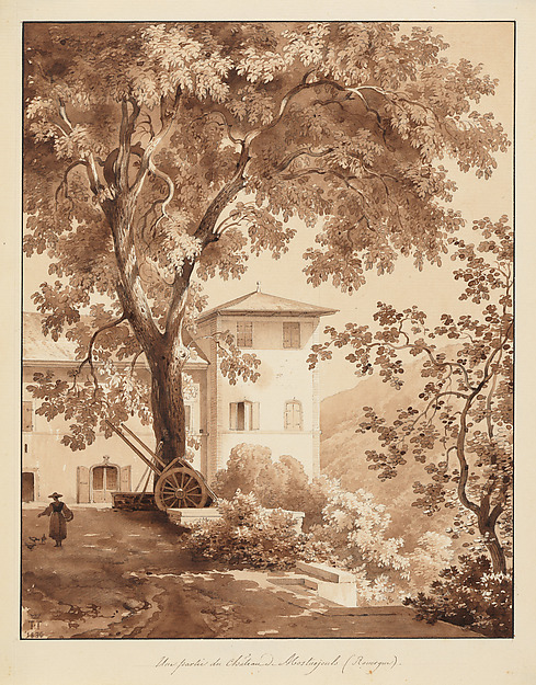 Part of the Chateau de Mostuéjouls by Lancelot Théodore Turpin de Crissé, The Metropolitan Museum of Art
