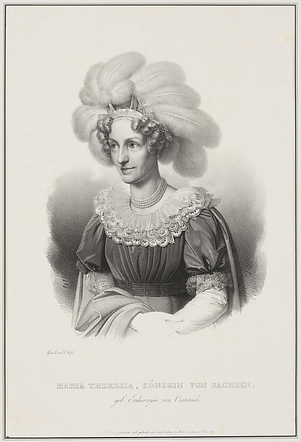 Portrait of Maria Theresia, Queen of Saxony by Ludwig Theodor Zöllner, The Metropolitan Museum of Art