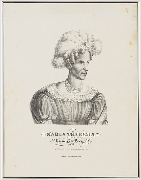 Portrait of Maria Theresia, Queen of Saxony by Ludwig Theodor Zöllner, The Metropolitan Museum of Art