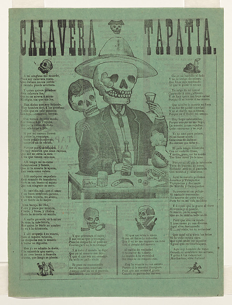 Broadsheet relating to the skeleton from Guadalajara by Manuel Manilla, The Metropolitan Museum of Art
