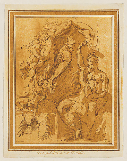 Study of Venus and Cupid, from "Prove di Vari Rami Inediti [...]"