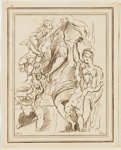 Study of Venus and Cupid, from "Prove di Vari Rami Inediti [...]"