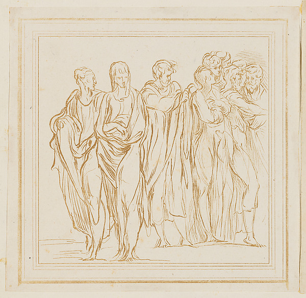 Six Apostles Looking Backwards, from "Prove di Vari Rami Inediti [...]"