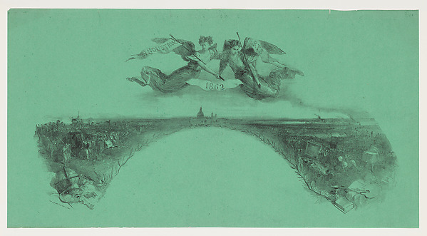 Fan leaf for the Arts and Industry Exposition by Lemercier, The Metropolitan Museum of Art