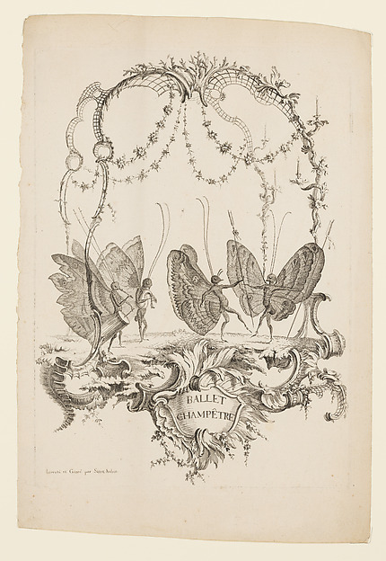 Country Ballet (Ballet Champêtre), from Essai de Papilloneries Humaines par Saint Aubin
