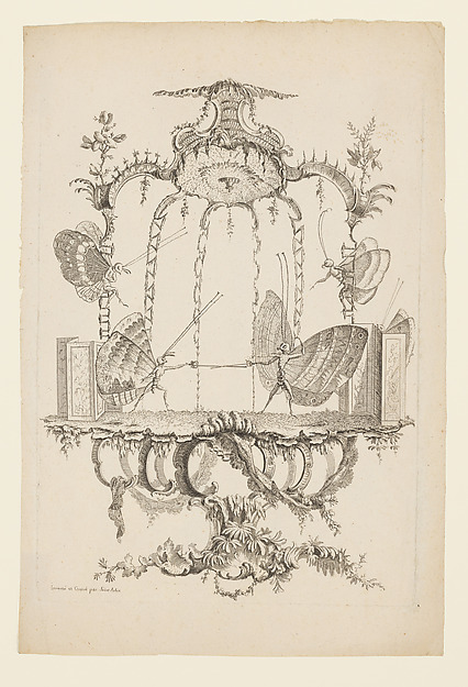 The Duel (Le Duel), from Essai de Papilloneries Humaines par Saint Aubin