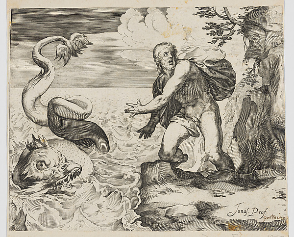 Jonah and the Whale by Luca Ciamberlano