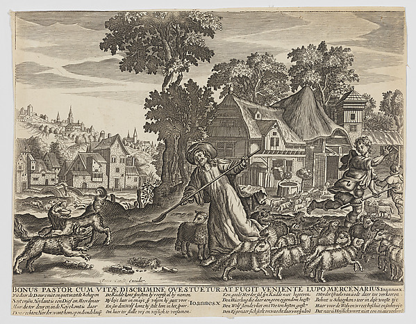 Christ as the Good Shepherd by Anonymous, Netherlandish, 17th century, The Metropolitan Museum of Art