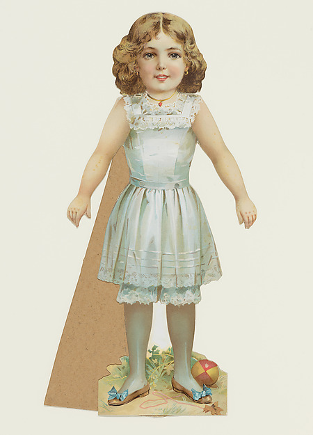 Our Favorite Dolls: Paper Doll in Lacy Underdress by Selchow and Righter, The Metropolitan Museum of Art