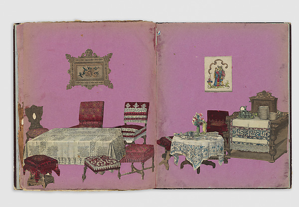 Paper Doll Dining Room by Anonymous, German, 19th century, The Metropolitan Museum of Art
