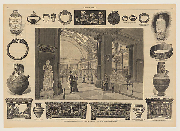 The Metropolitan Museum of Art, in Central Park, New York, from "Harper's Weekly"
