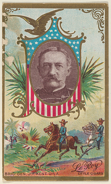 Brigadier General Jacob F. Kent, U.S. Army, from the "Generals" series (T63), issued by LeRoy Little Cigars