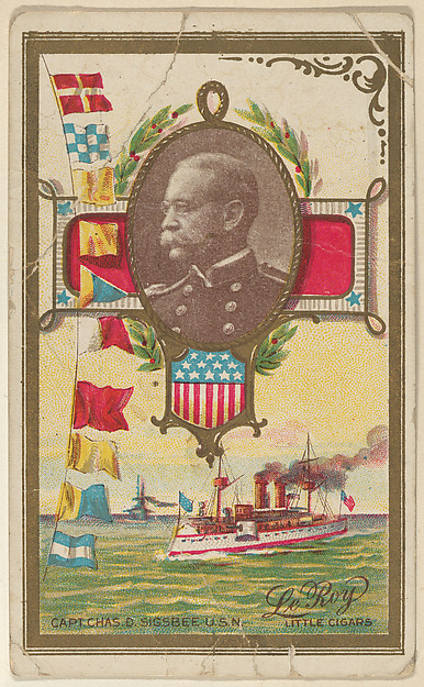 Captain Charles D. Sigsbee, U.S. Navy, from the "Generals" series (T63), issued by LeRoy Little Cigars